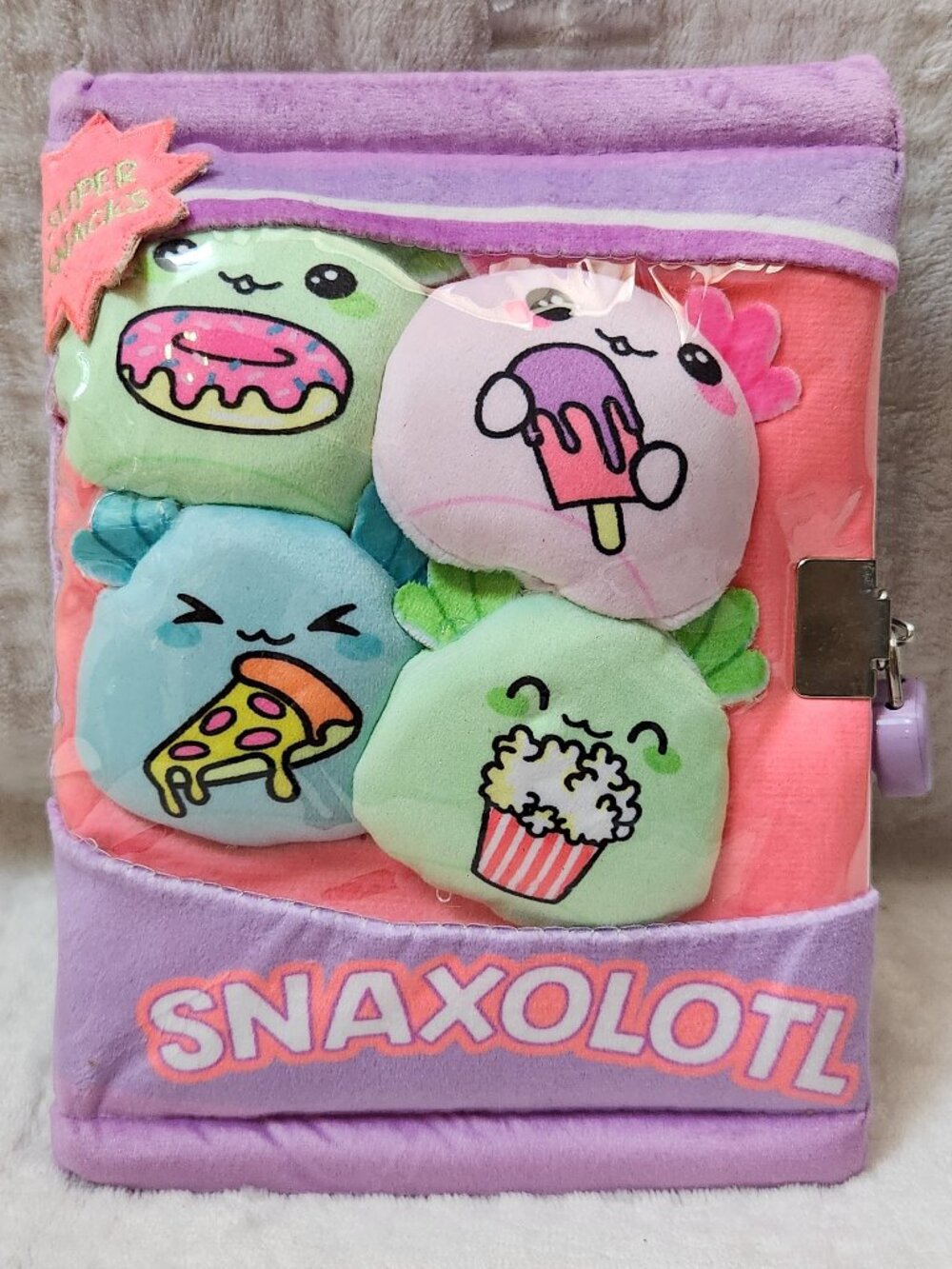 CLAIRE'S Snaxolotl Journal Diary - NEW NWT